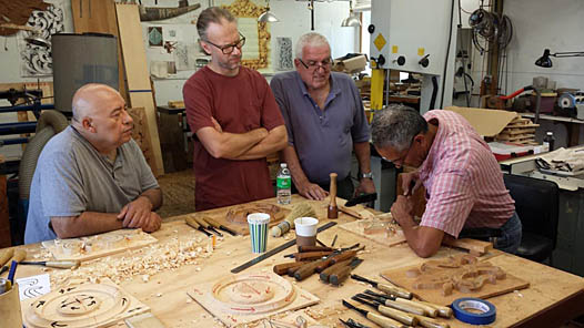 woodcarving classes at Calvo Wood Carving School