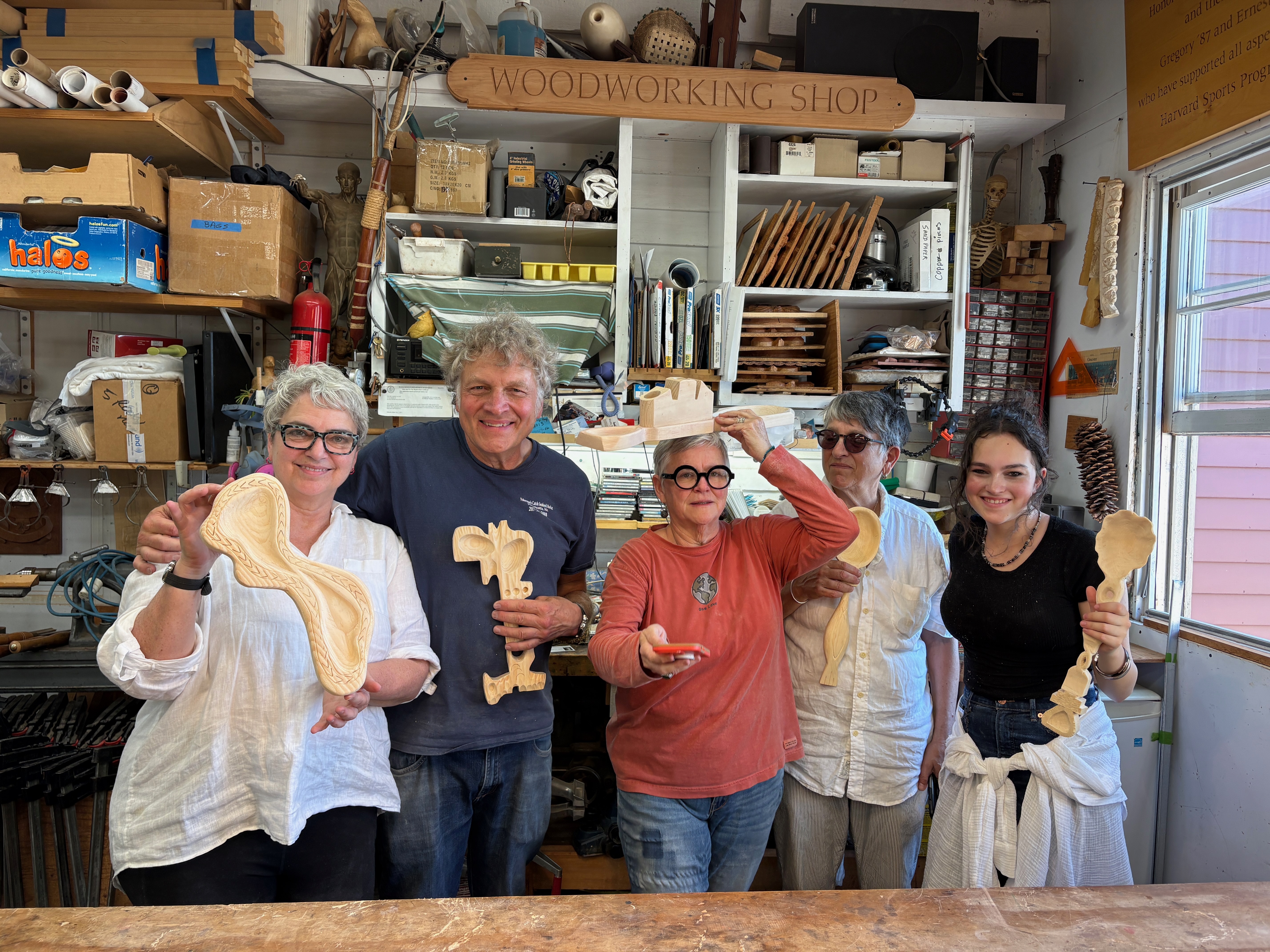 Spoon Carving in Gloucester, Massachusetts