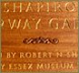 Peabody Essex Carved dedication plaque in Mahogany
