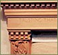 Loomis Chaffee wood carved dedication plaque