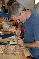 how to cut cross grain in carving